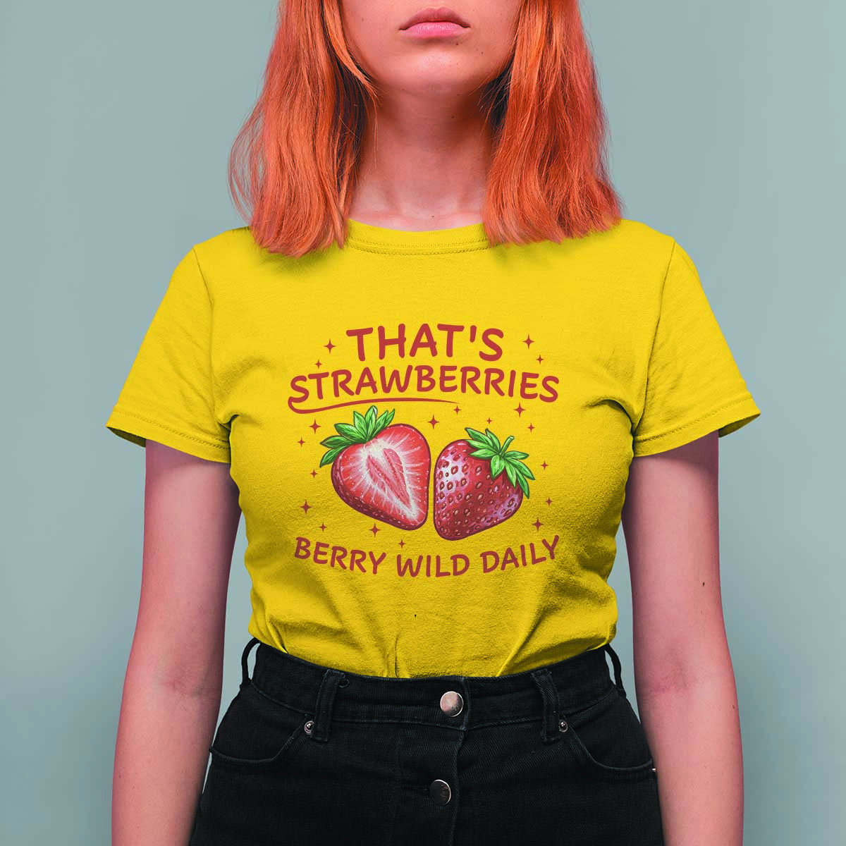 That’s Strawberries T Shirt For Women Summer Fruit Festival