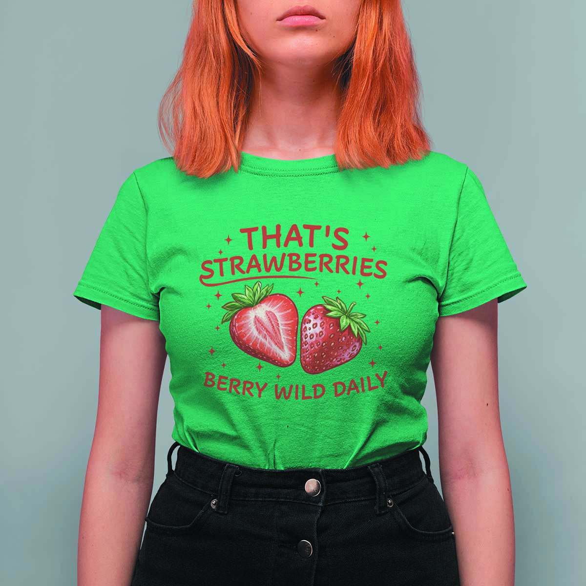 That’s Strawberries T Shirt For Women Summer Fruit Festival