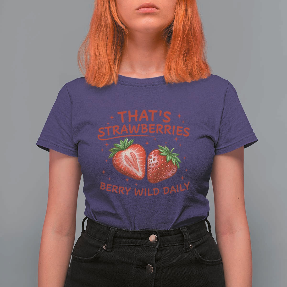That’s Strawberries T Shirt For Women Summer Fruit Festival