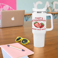 That’s Strawberries Tumbler With Handle Summer Fruit Festival
