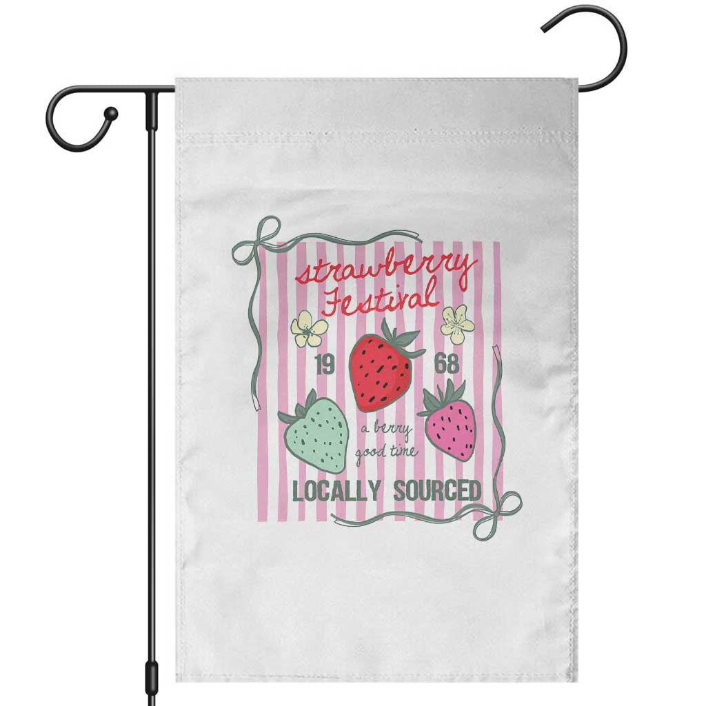 Strawberry Festival Garden Flag Summer Fruit Vibes