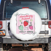 Strawberry Festival Spare Tire Cover Summer Fruit Vibes