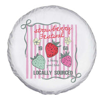 Strawberry Festival Spare Tire Cover Summer Fruit Vibes
