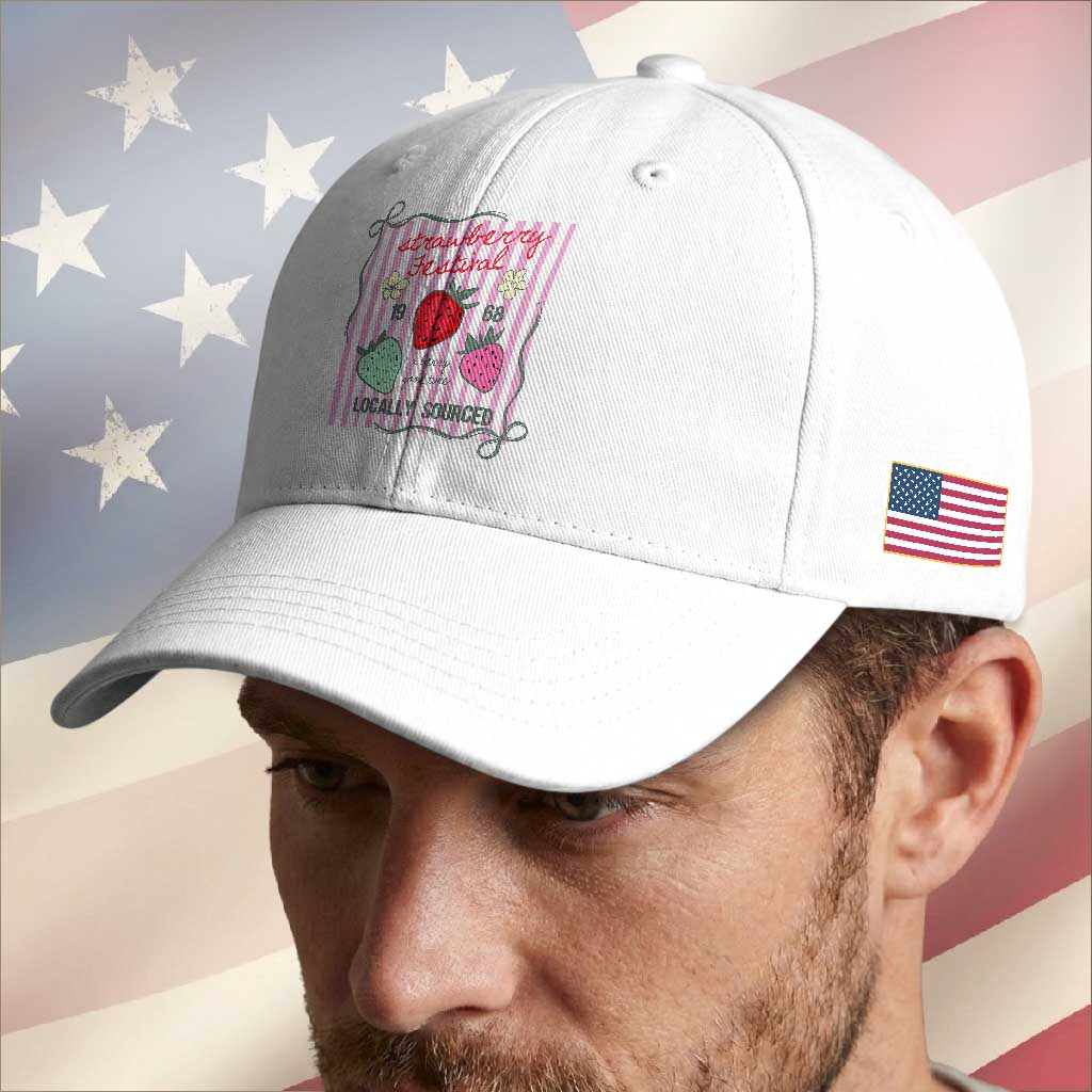 Strawberry Festival Baseball Cap Summer Fruit Vibes