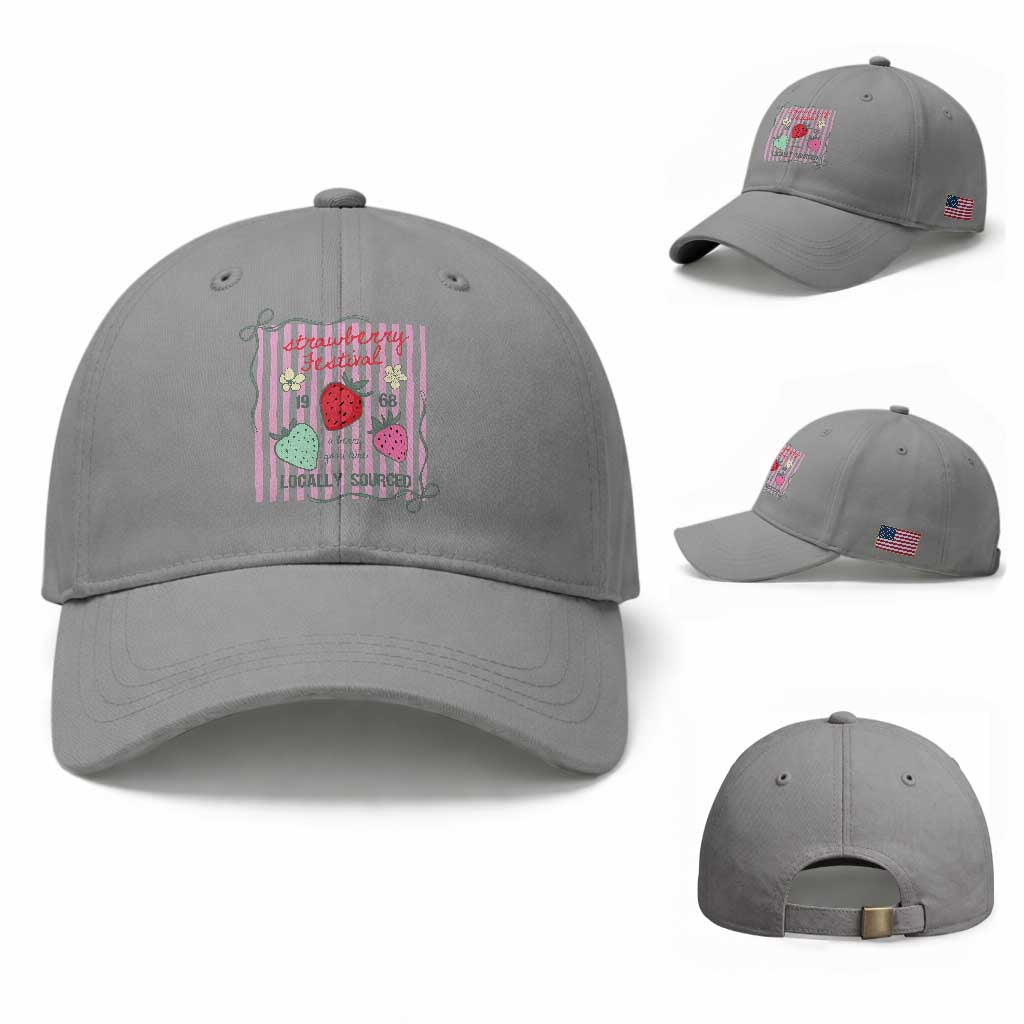 Strawberry Festival Baseball Cap Summer Fruit Vibes