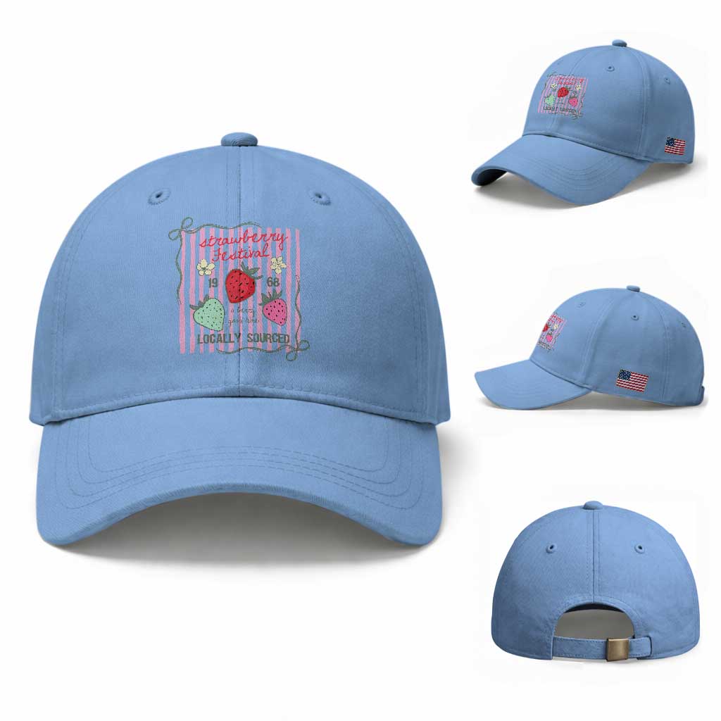 Strawberry Festival Baseball Cap Summer Fruit Vibes