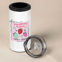 Strawberry Festival 4 in 1 Can Cooler Tumbler Summer Fruit Vibes