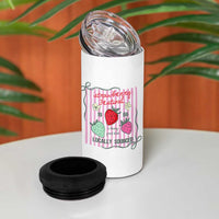 Strawberry Festival 4 in 1 Can Cooler Tumbler Summer Fruit Vibes