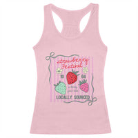 Strawberry Festival Racerback Tank Top Summer Fruit Vibes