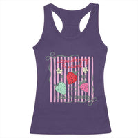 Strawberry Festival Racerback Tank Top Summer Fruit Vibes