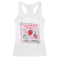 Strawberry Festival Racerback Tank Top Summer Fruit Vibes