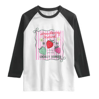 Strawberry Festival Raglan Shirt Summer Fruit Vibes