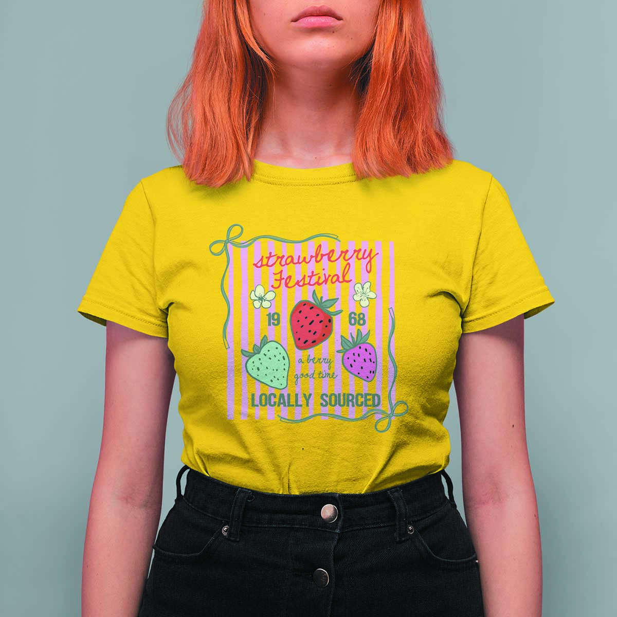 Strawberry Festival T Shirt For Women Summer Fruit Vibes