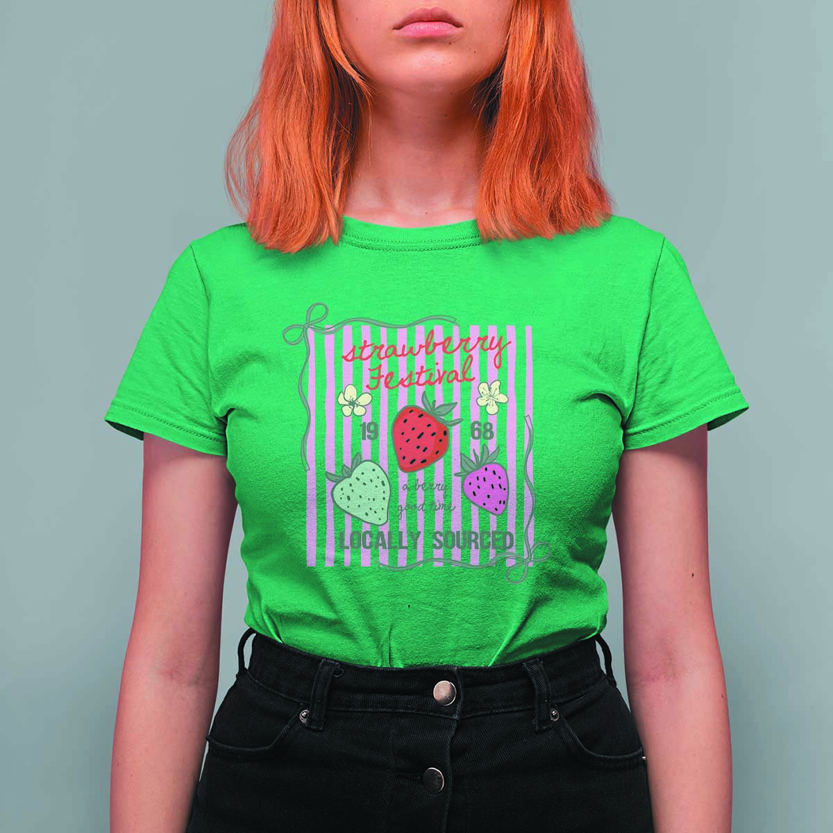 Strawberry Festival T Shirt For Women Summer Fruit Vibes