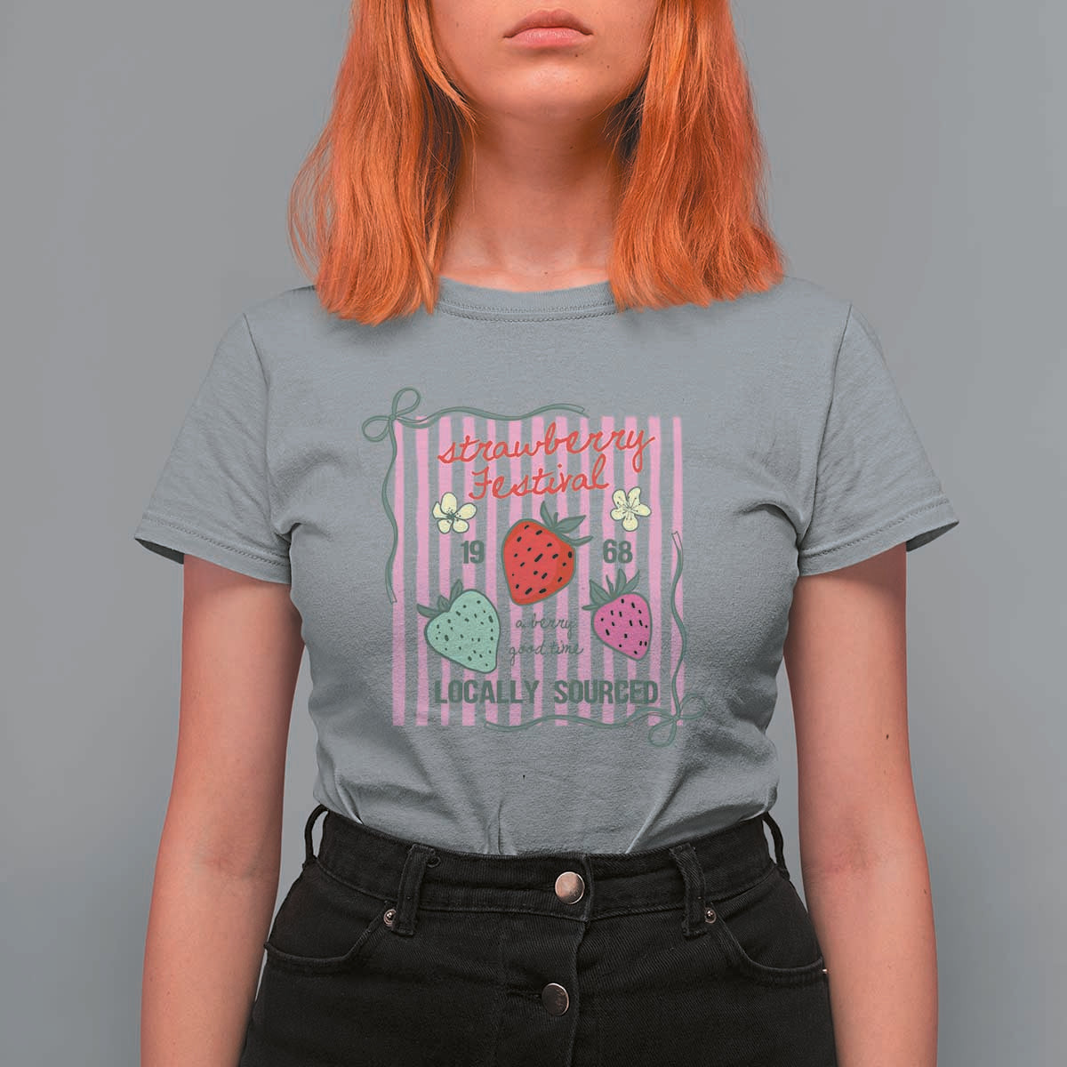 Strawberry Festival T Shirt For Women Summer Fruit Vibes