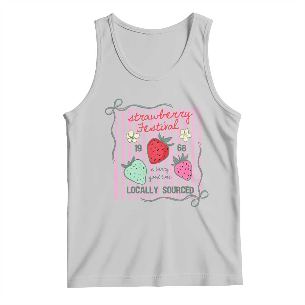 Strawberry Festival Tank Top Summer Fruit Vibes