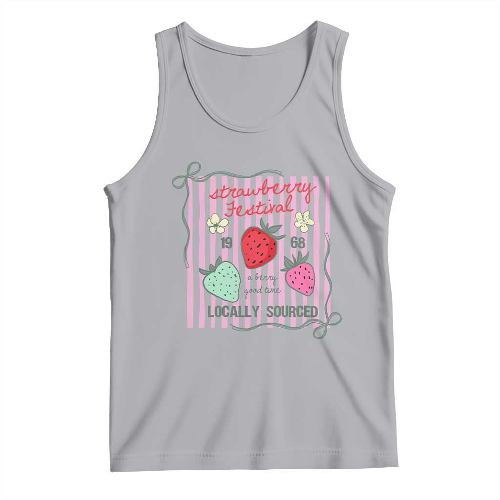 Strawberry Festival Tank Top Summer Fruit Vibes