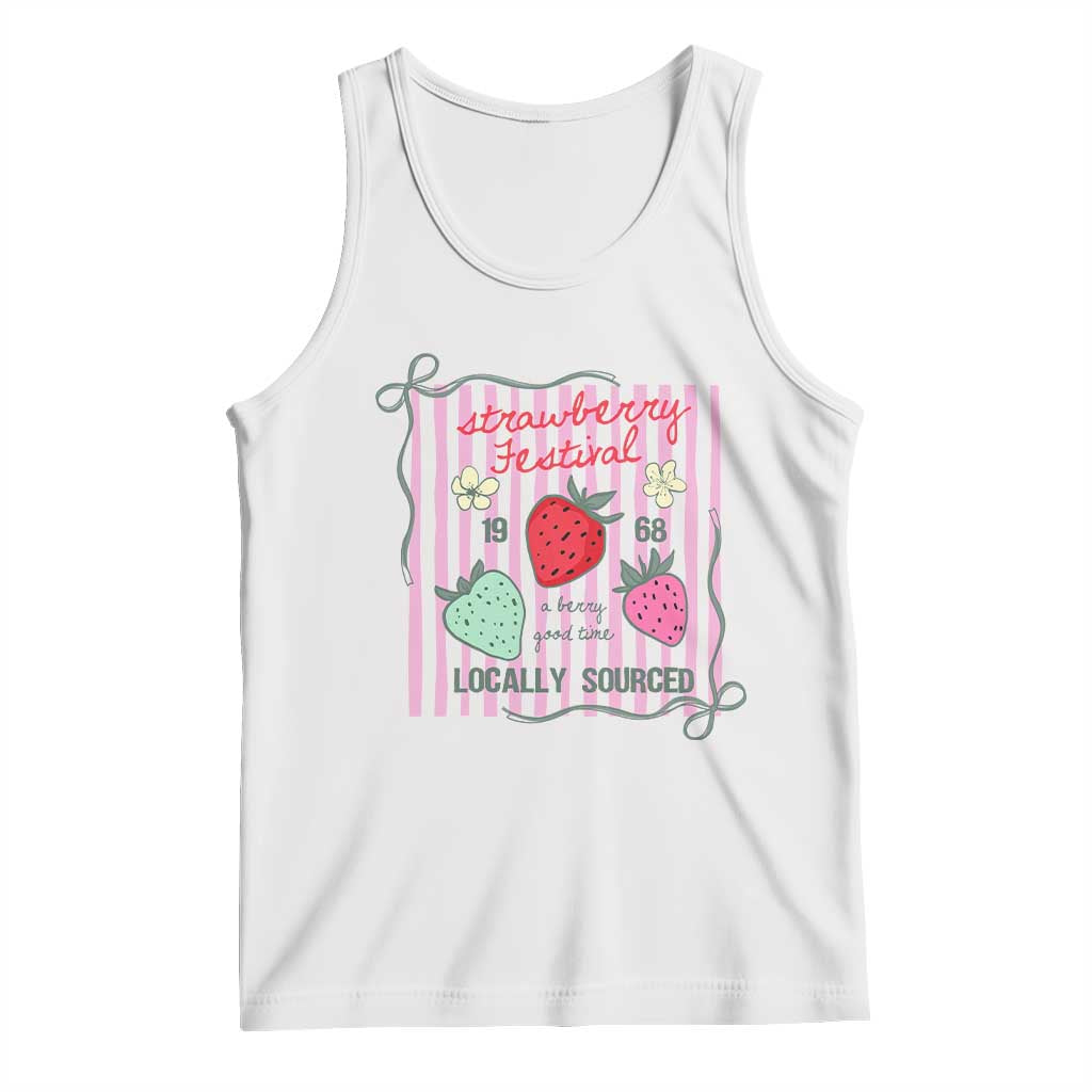 Strawberry Festival Tank Top Summer Fruit Vibes