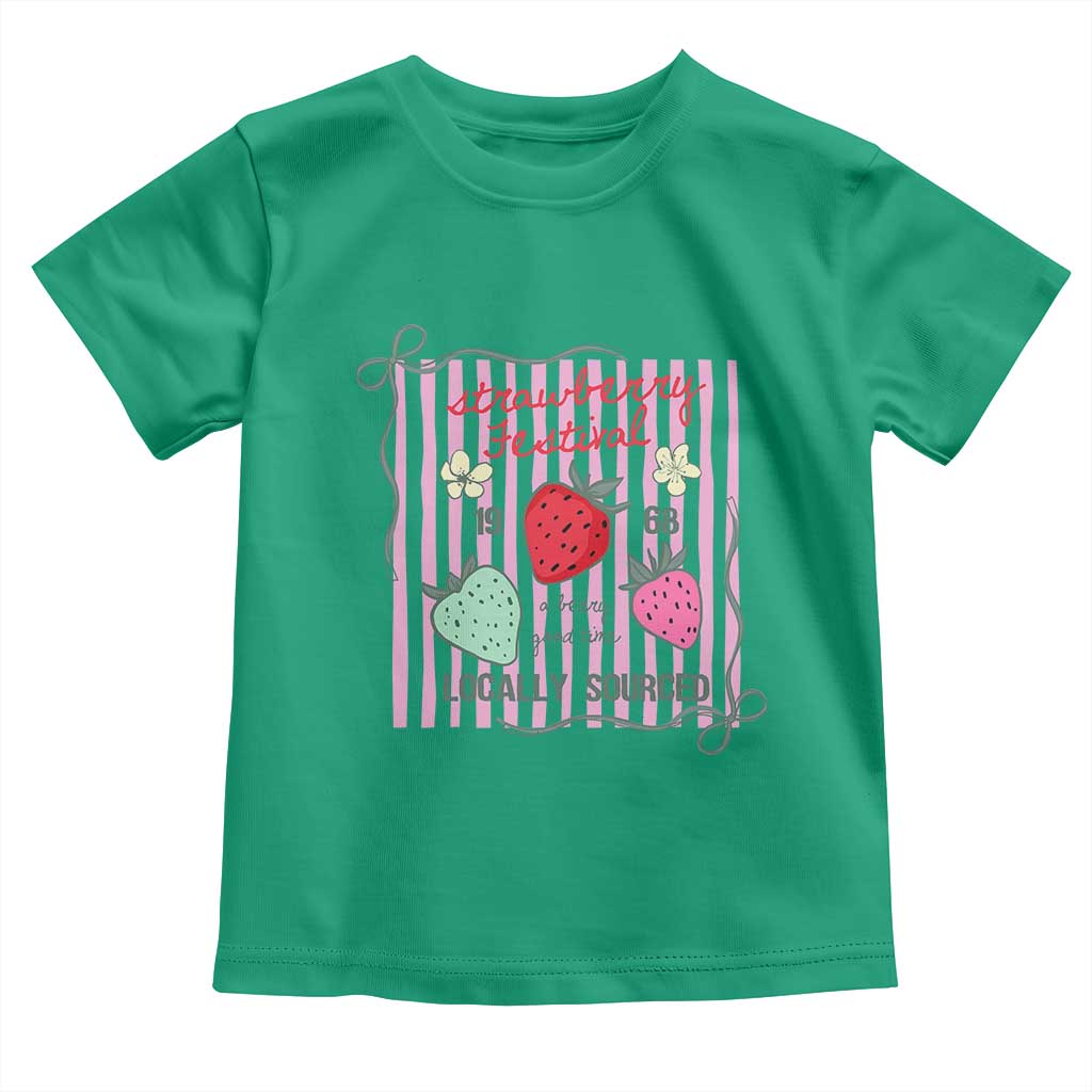 Strawberry Festival Toddler T Shirt Summer Fruit Vibes