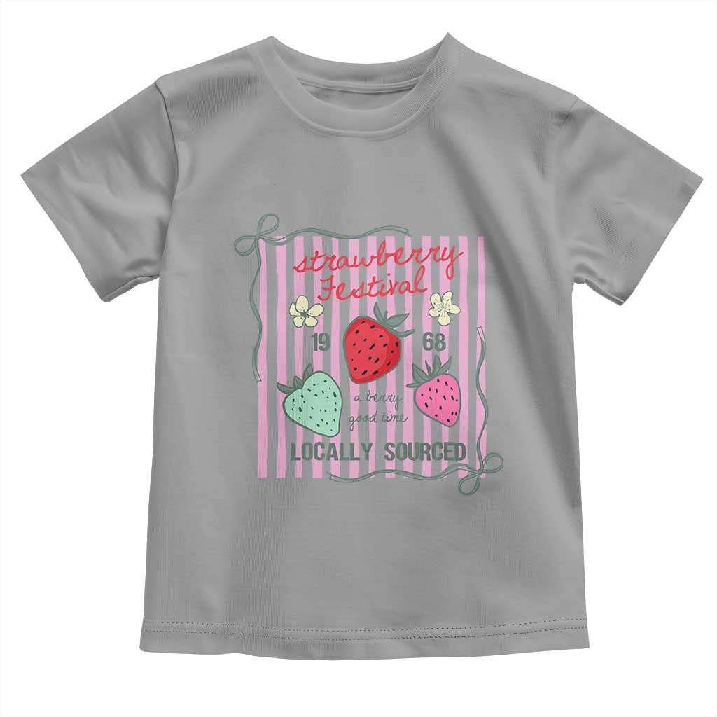 Strawberry Festival Toddler T Shirt Summer Fruit Vibes