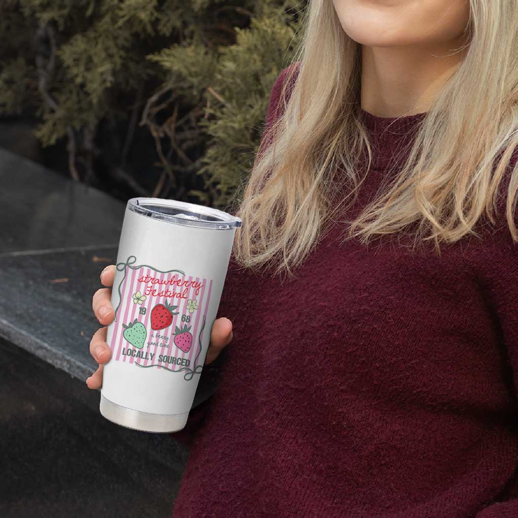 Strawberry Festival Tumbler Cup Summer Fruit Vibes