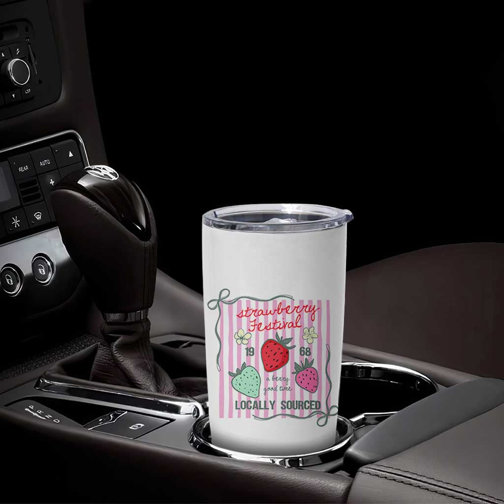 Strawberry Festival Tumbler Cup Summer Fruit Vibes