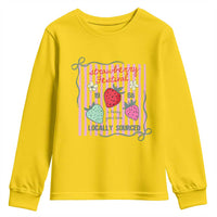 Strawberry Festival Youth Sweatshirt Summer Fruit Vibes