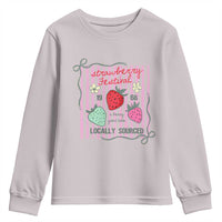 Strawberry Festival Youth Sweatshirt Summer Fruit Vibes