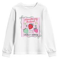 Strawberry Festival Youth Sweatshirt Summer Fruit Vibes