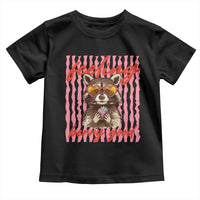 Feeling Berry Good Toddler T Shirt Funny Raccoon Strawberry Summer Vibes