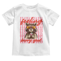 Feeling Berry Good Toddler T Shirt Funny Raccoon Strawberry Summer Vibes
