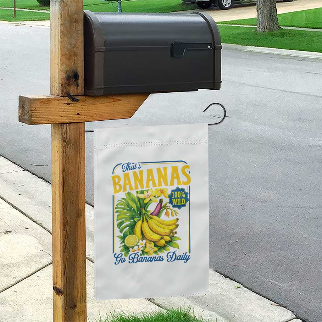 That's Bananas Garden Flag Funny Banana Summer Fruit Food Pun