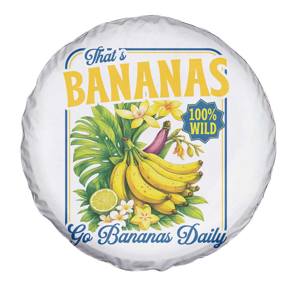 That's Bananas Spare Tire Cover Funny Banana Summer Fruit Food Pun