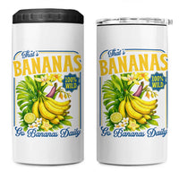 That's Bananas 4 in 1 Can Cooler Tumbler Funny Banana Summer Fruit Food Pun
