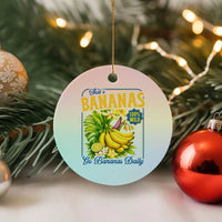 That's Bananas Ceramic Ornament Funny Banana Summer Fruit Food Pun
