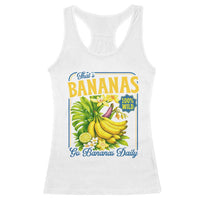 That's Bananas Racerback Tank Top Funny Banana Summer Fruit Food Pun