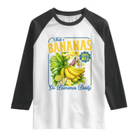 That's Bananas Raglan Shirt Funny Banana Summer Fruit Food Pun
