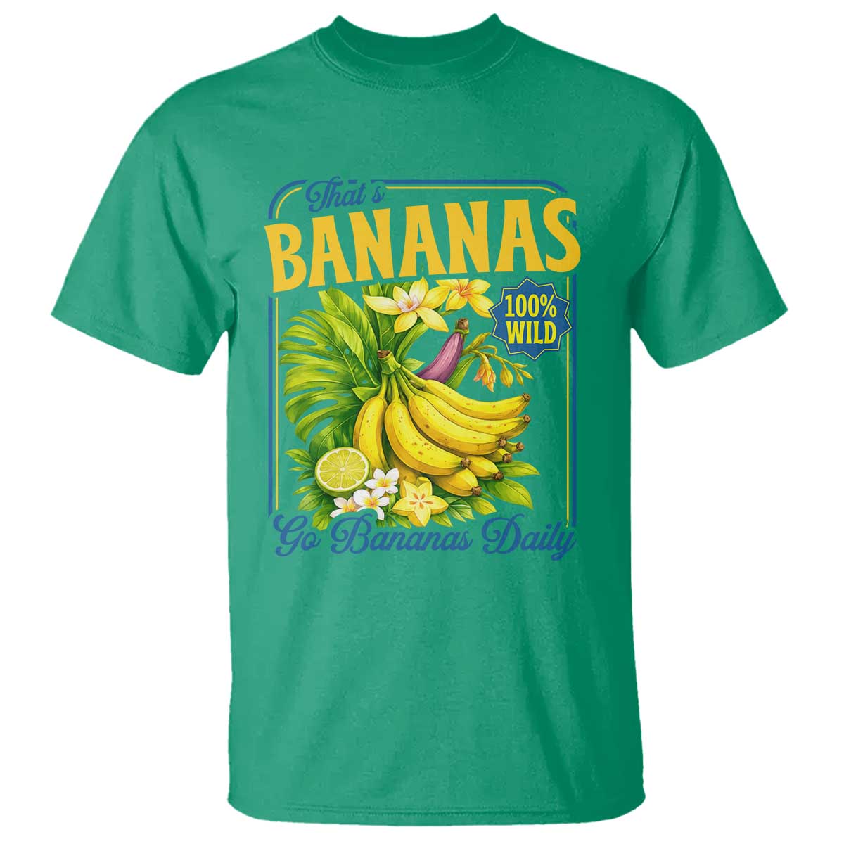 That's Bananas T Shirt Funny Banana Summer Fruit Food Pun