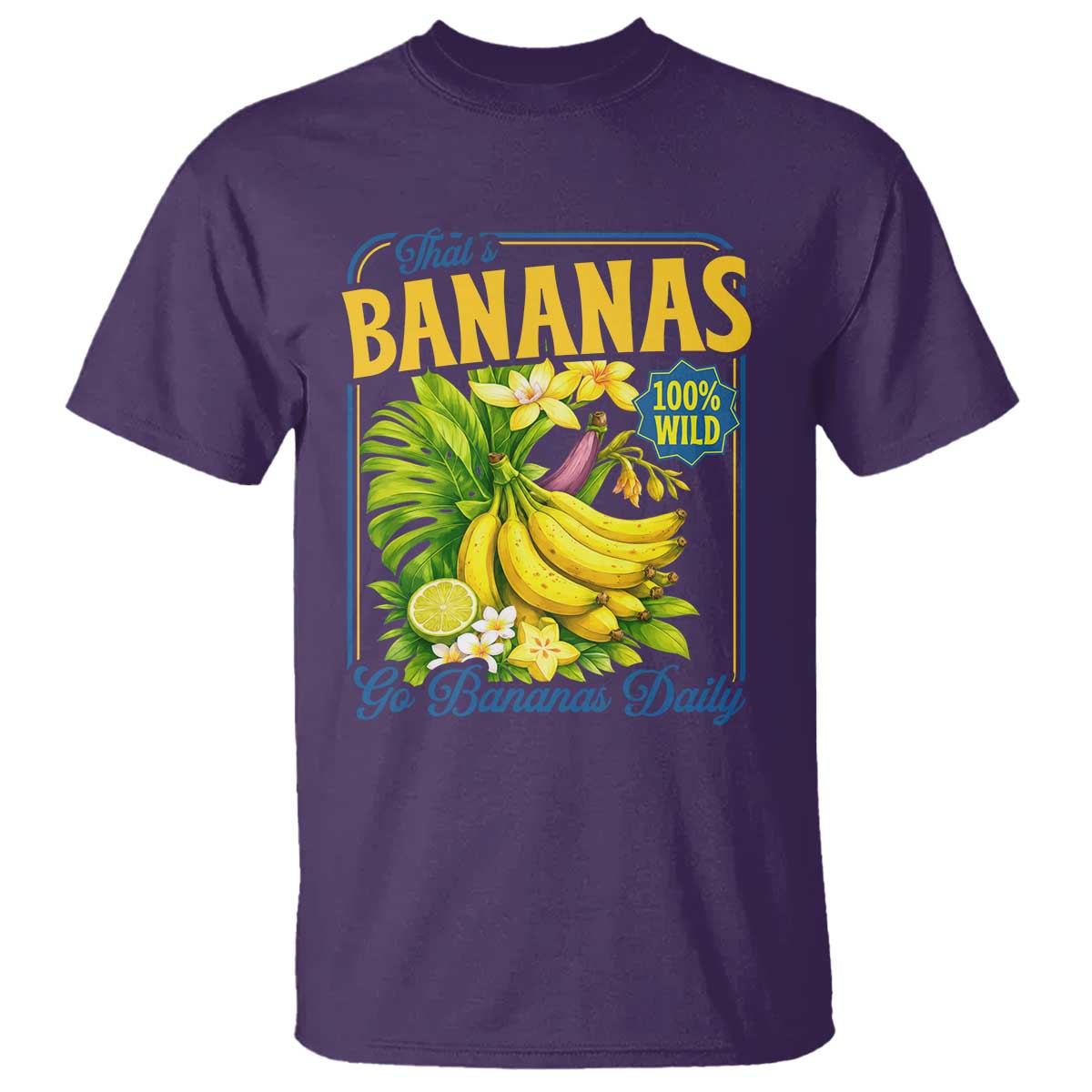 That's Bananas T Shirt Funny Banana Summer Fruit Food Pun