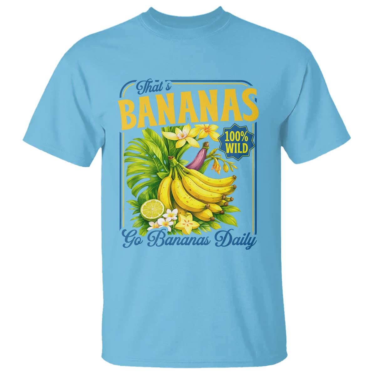 That's Bananas T Shirt Funny Banana Summer Fruit Food Pun