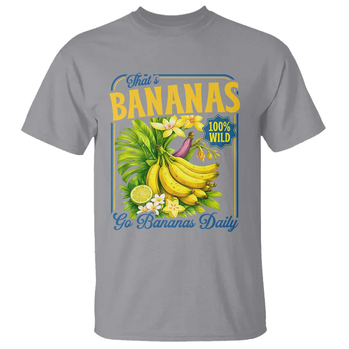 That's Bananas T Shirt Funny Banana Summer Fruit Food Pun