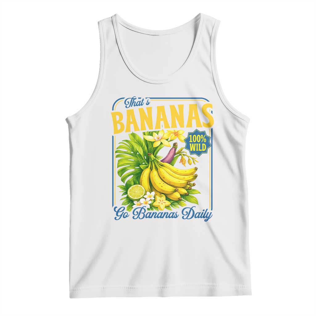 That's Bananas Tank Top Funny Banana Summer Fruit Food Pun