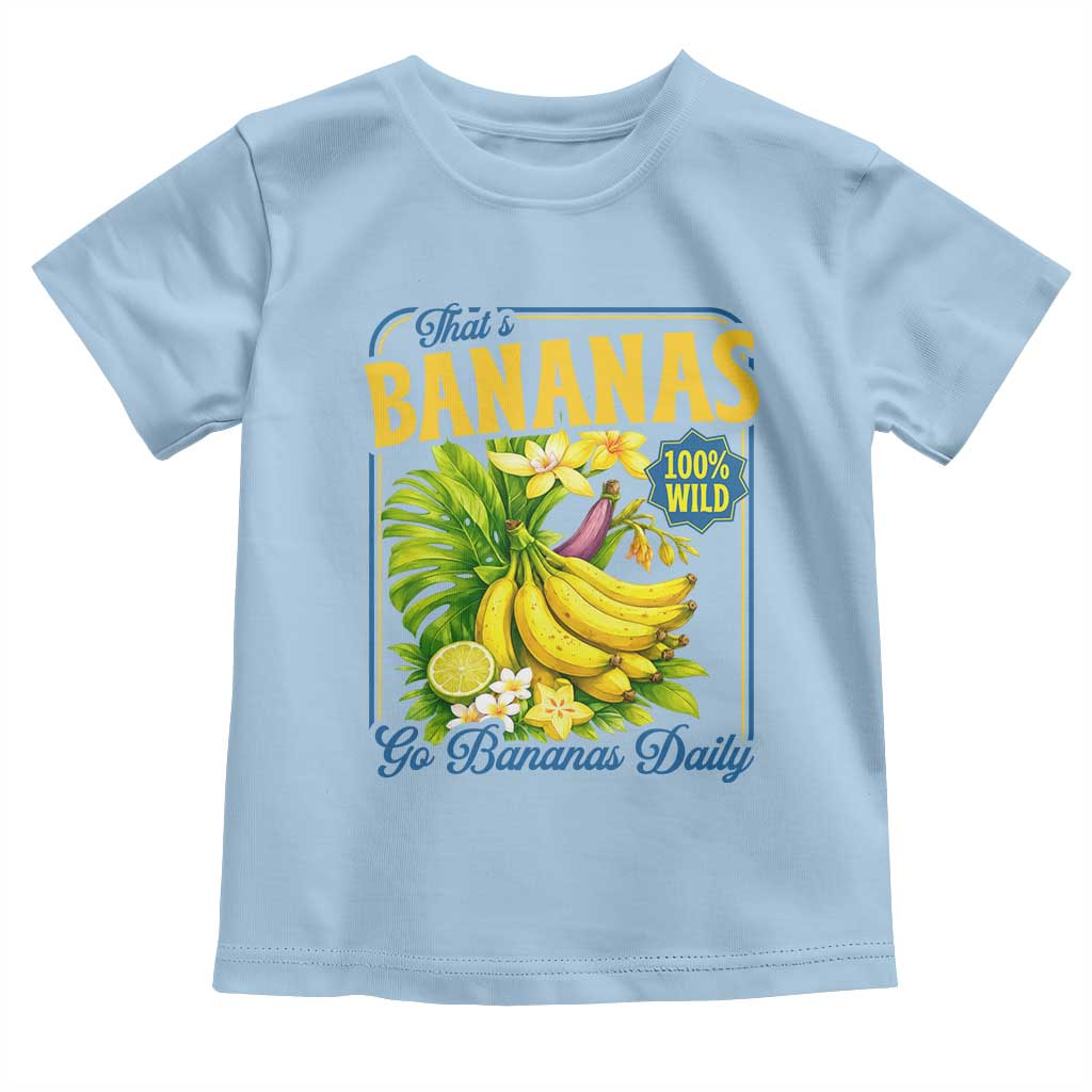 That's Bananas Toddler T Shirt Funny Banana Summer Fruit Food Pun