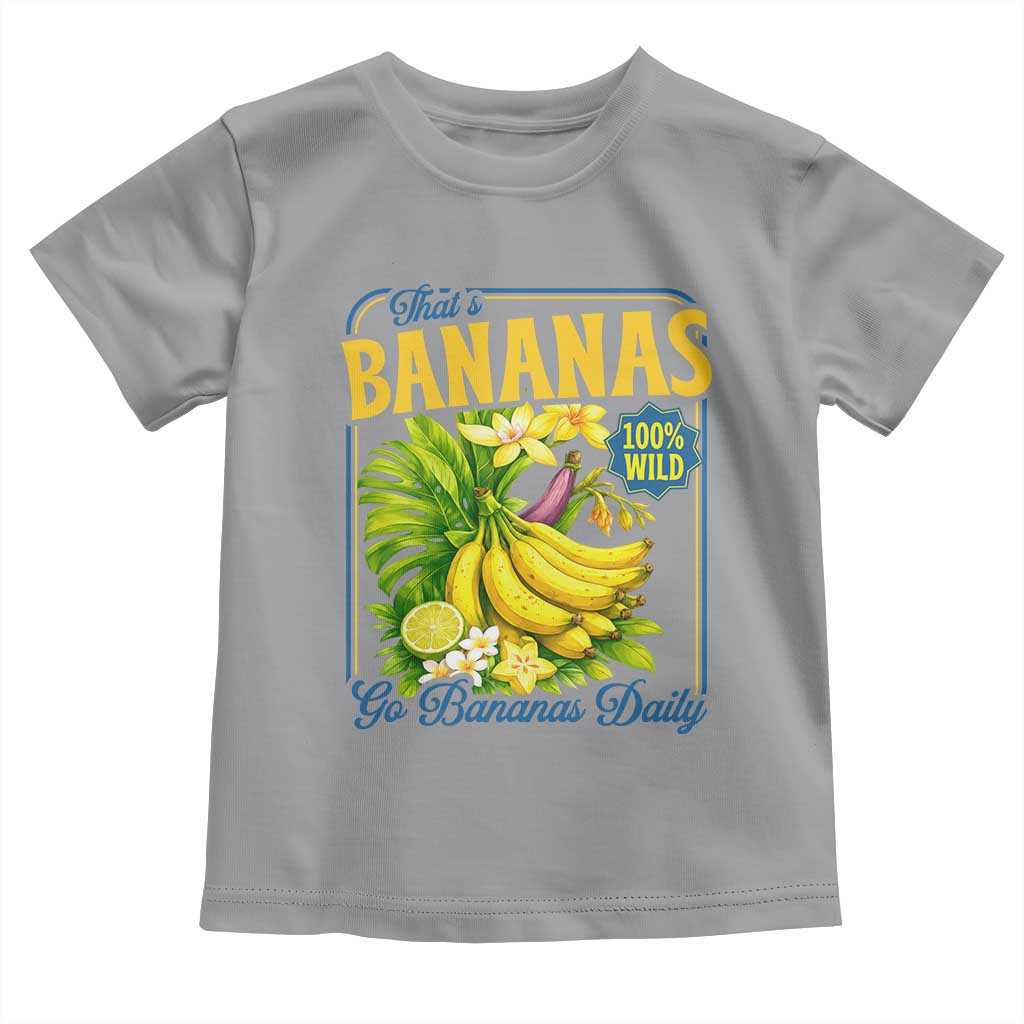 That's Bananas Toddler T Shirt Funny Banana Summer Fruit Food Pun