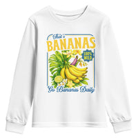 That's Bananas Youth Sweatshirt Funny Banana Summer Fruit Food Pun