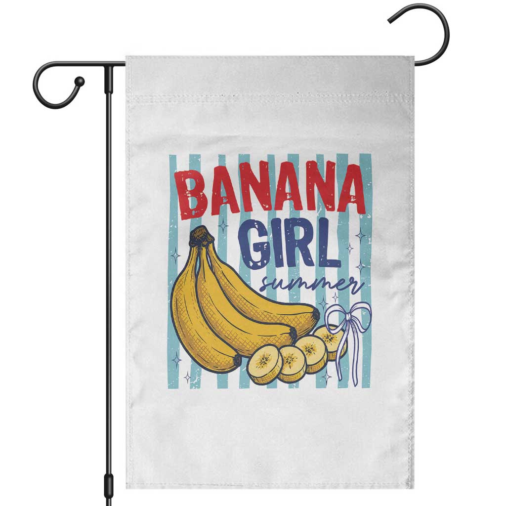 Banana Girl Summer Garden Flag Summer Fruit Beach Vacation