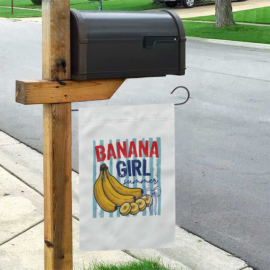 Banana Girl Summer Garden Flag Summer Fruit Beach Vacation
