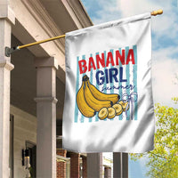 Banana Girl Summer Garden Flag Summer Fruit Beach Vacation