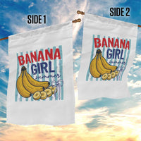 Banana Girl Summer Garden Flag Summer Fruit Beach Vacation