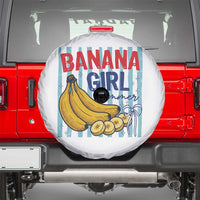Banana Girl Summer Spare Tire Cover Summer Fruit Beach Vacation